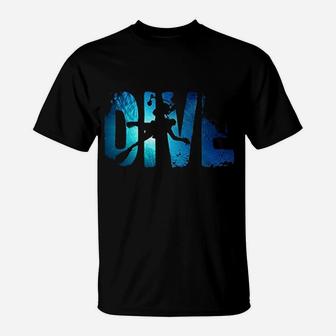 Creative Scuba Diver T-Shirt - Thegiftio UK
