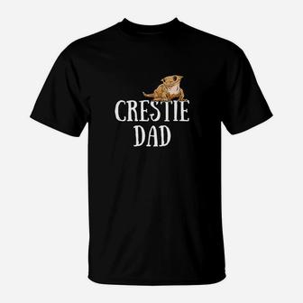 Crested Gecko Crestie Dad Gecko Dad Reptile Lover T-Shirt | Crazezy UK