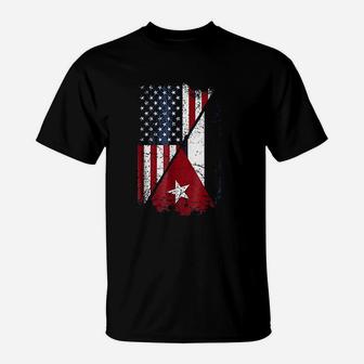 Cuba American Flag T-Shirt | Crazezy UK