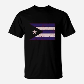 Cuba Flag Vintage Retro Cuban T-Shirt | Crazezy DE