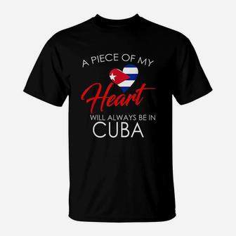 Cuba Pride Cuban Heart T-Shirt | Crazezy CA