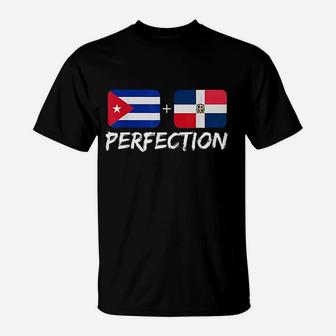 Cuban Plus Dominican Perfection Heritage T-Shirt | Crazezy