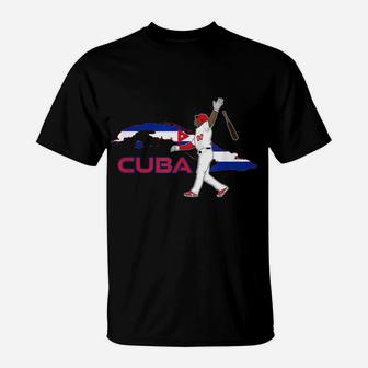 Cuban Roots Culture National Flag Love Havana Cuba Baseball T-Shirt | Crazezy