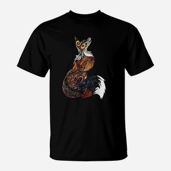 Cute Animal Foxes Lovers Fox T-Shirt | Crazezy