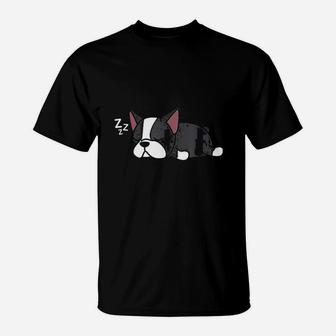 Cute Boston Terrier Gift Funny Bostie Puppy Dog T-Shirt | Crazezy UK