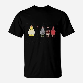 Cute Chicken Farm Boy Girl Clothes T-Shirt | Crazezy DE