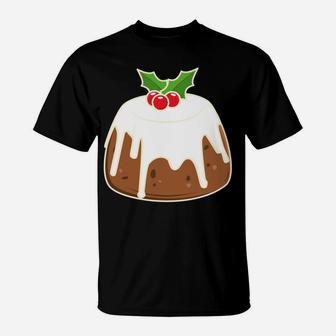 Cute Christmas Pudding Figgy Pudding Graphic Sweatshirt T-Shirt | Crazezy DE