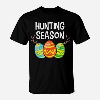 Cute Easter Egg Hunting Season Boys Girls Kids T-Shirt | Crazezy CA