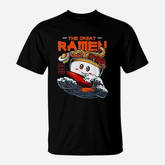 Cute Great Ramen Bowl Japanese Noodles T-Shirt | Crazezy AU