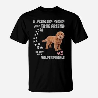 Cute Groodle Dog Mom, Doodle Dad Costume, Mini Goldendoodle T-Shirt | Crazezy AU