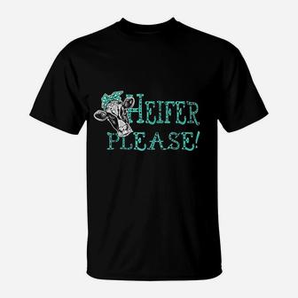 Cute Southern Saying Heifer Please Cow T-Shirt - Thegiftio UK
