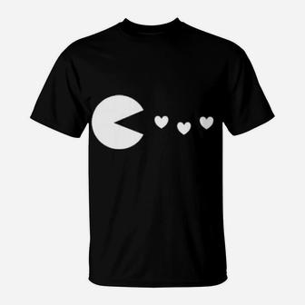 Cute Valentines Day Girls Boys Love Hearts T-Shirt - Monsterry DE