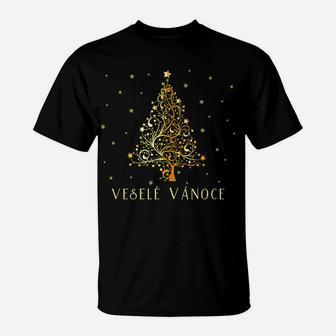 Czech Republic Christmas Tree Ornament Decoration Star Xmas T-Shirt | Crazezy DE