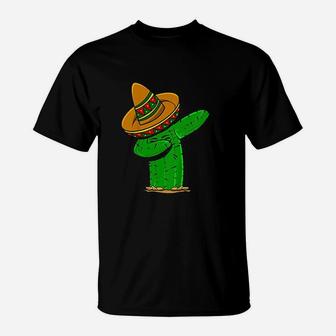 Dabbing Cactus Cinco De Mayo Dance Outfit T-Shirt | Crazezy UK