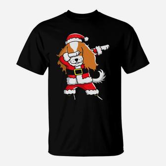 Dabbing Cavalier King Charles Spaniel Christ T-Shirt - Monsterry