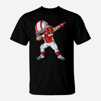 Dabbing Football T Shirt Kids Boys Men Dab Dance Funny Gifts T-Shirt | Crazezy CA