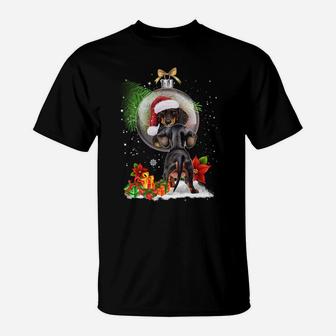 Dachshund Mirror Ornament Decoration Christmas Tree Xmas Sweatshirt T-Shirt | Crazezy AU