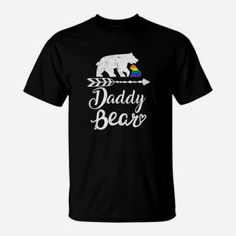 Daddy Bear Lgbt Rainbow Pride Gay Lesbian T-Shirt | Crazezy