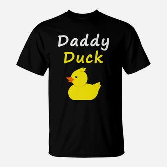 Daddy Duck Rubber Duck Dad T-Shirt | Crazezy CA