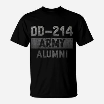 Dd-214 Us Army Alumni Vintage Veteran Retired Military Gift T-Shirt | Crazezy