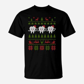 Dentist Ugly Christmas Sweatshirt Xmas Costume T-Shirt | Crazezy DE
