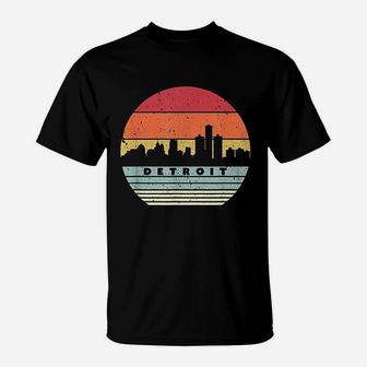 Detroit Skyline T-Shirt - Thegiftio UK