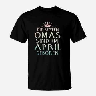 Die Bester Mutter Sind Im April Georen T-Shirt - Seseable