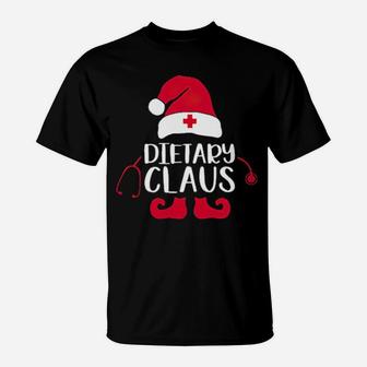 Dietary Claus Santa Hat T-Shirt - Monsterry