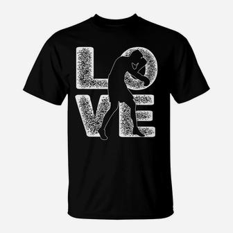 Distressed I Love Boxing Theme Graphic Design Boxer T-Shirt | Crazezy UK