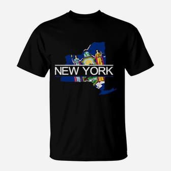 Distressed New York T-Shirt - Monsterry