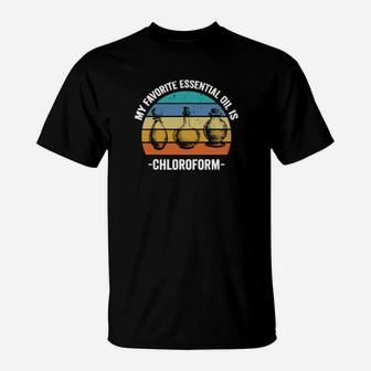 Distressed Vintage Retro My Favorite Essential Oil T-Shirt - Monsterry