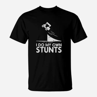 Do My Own Stunts Golf Cart Funny Broken Bone Driver Gift T-Shirt | Crazezy DE