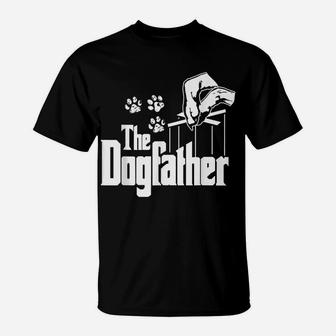 Dog-Father Dad Papa Puppy Paw Print Funny Animal Lover Gift T-Shirt | Crazezy AU