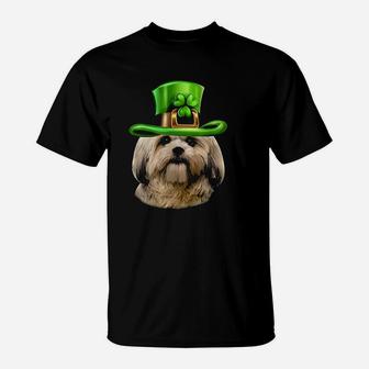 Dog Lover Gifts Cool St Patricks Day Shih Tzu T-Shirt | Crazezy CA