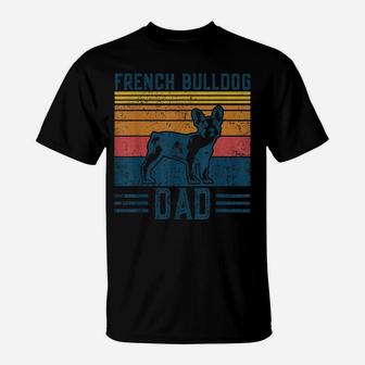 Dog | Frenchie Papa - Vintage French Bulldog Dad T-Shirt | Crazezy DE