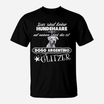 Dogo Argentino Glitzer T-Shirt, Spruch für Hundeliebhaber - Seseable