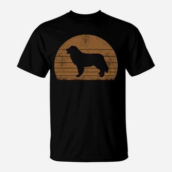 Dogs 365 Retro Bernese Mountain Dog Vintage Style T-Shirt | Crazezy