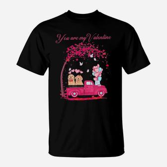 Dogs You Are My Valentine T-Shirt - Monsterry DE