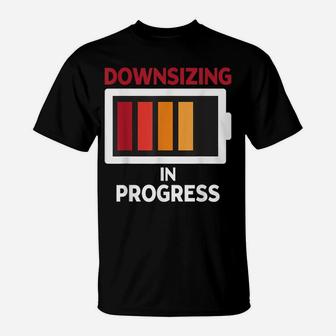Downsizing In Progress Gastric Bypass Surgery Slimming T-Shirt | Crazezy