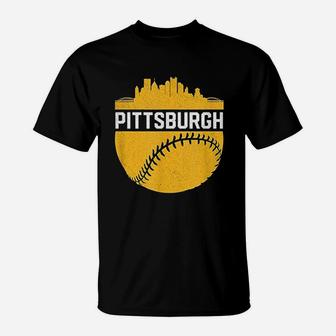 Downtown Pittsburgh Skyline T-Shirt - Thegiftio UK