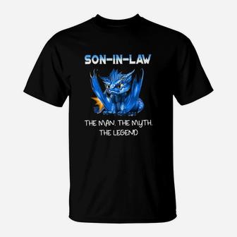 Dragon Son In Law The Man The Myth The Legend Shirt T-Shirt - Thegiftio UK