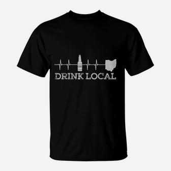 Drink Local Beer Ohio Craft Beer T-Shirt - Thegiftio UK
