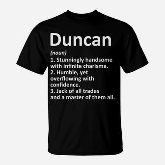 Duncan Definition Personalized Name Funny Birthday Gift Idea T-Shirt | Crazezy CA