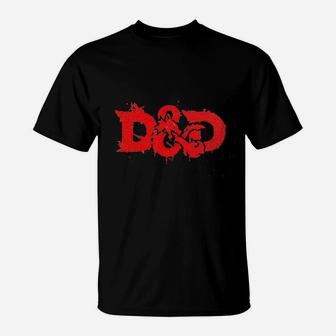Dungeons Dragons Red T-Shirt | Crazezy