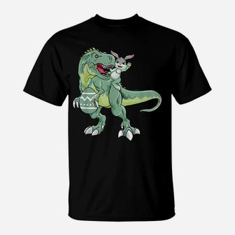 Easter Bunny Dinosaur Boys Girls Kids Dino Lover T-Shirt | Crazezy AU