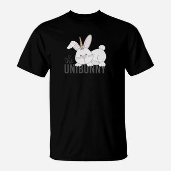 Easter Bunny Unibunny Unicorn Bunny Light Colors T-Shirt - Thegiftio