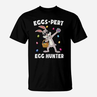 Easter Eggspert Egg Hunter Toddler Kids Cute Easter Bunny T-Shirt | Crazezy AU