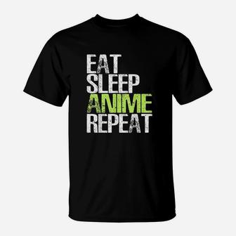 Eat Sleep Repeat Funny Binge T-Shirt | Crazezy