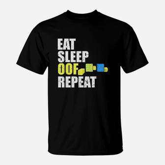 Eat Sleep Repeat Gamers T-Shirt | Crazezy CA