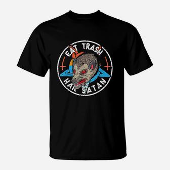 Eat Trash Hail Opossum Garbage Gang T-Shirt | Crazezy UK